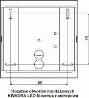 Obudowa KWADRA LED AUTOTEST