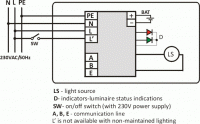 Circuit diagram CRYSTAL CENTRALTEST