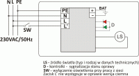 Schemat KWADRA LED AUTOTEST